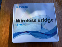 Davuaz Wireless Bridge,2.4GHz 300 Mbps (2 Pack)